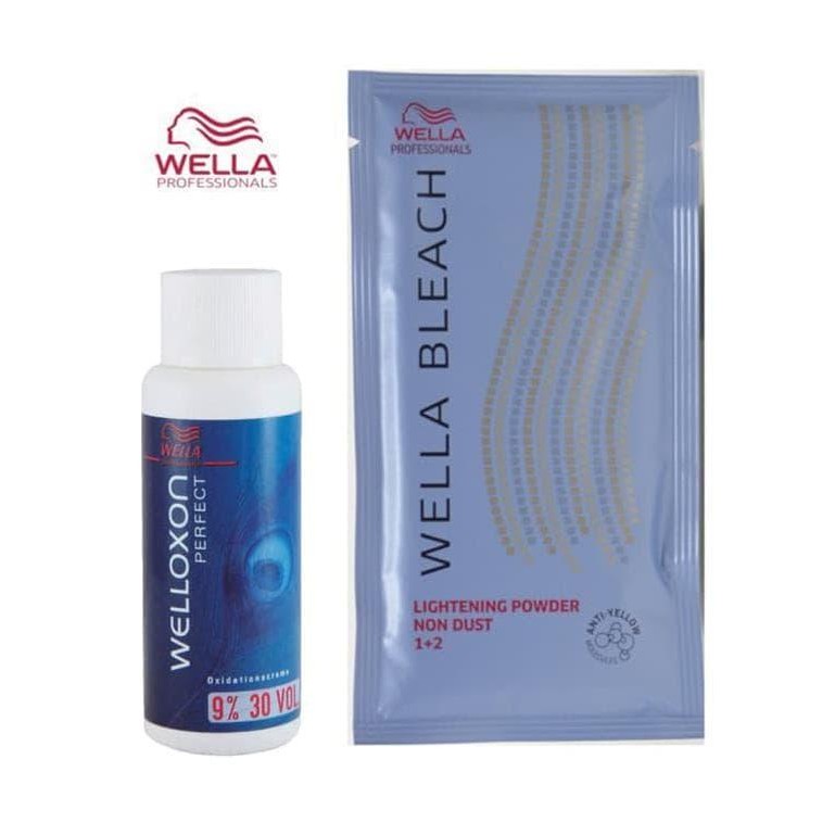 Dijual Wella Blondor + Developer - Bleaching Rambut - Bleach Hair - Bubuk