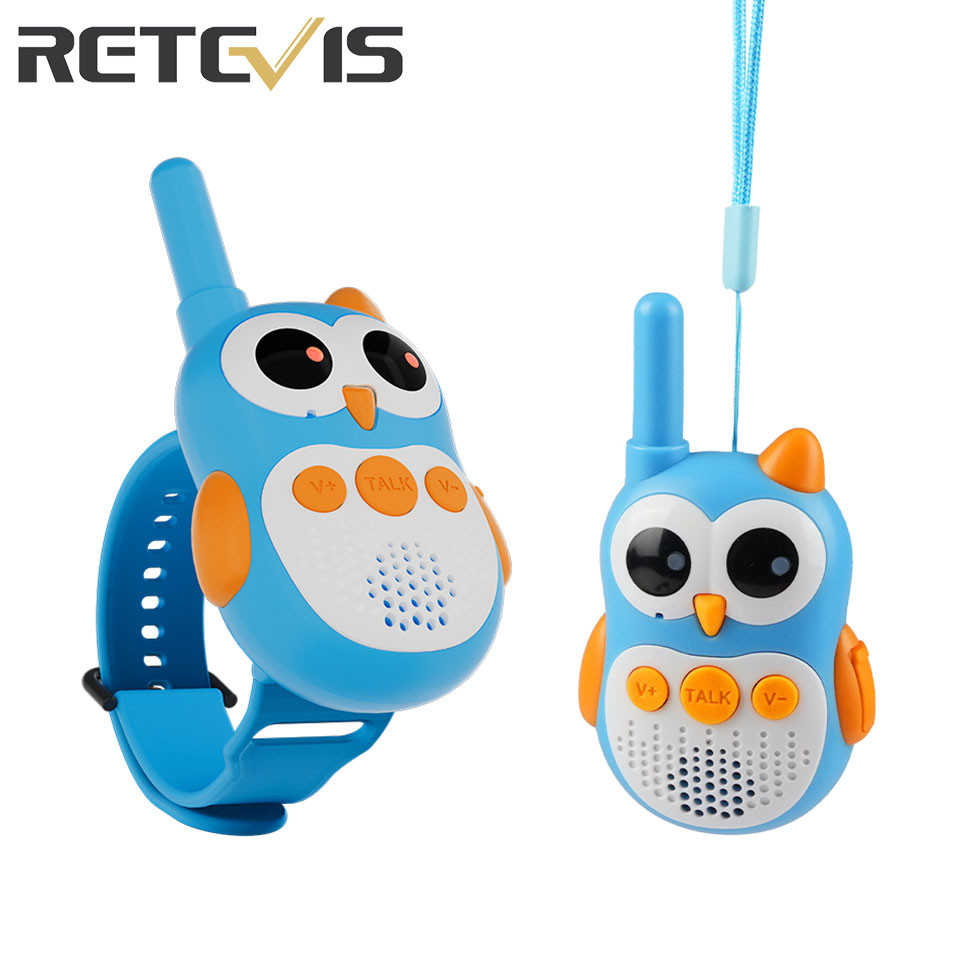 Retevis RT30W Walkie Talkie Kids Wearable 2PCS Toys Walkie-talkies Gift Type-C Charging Boys Girls f