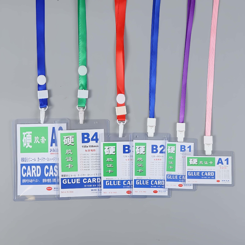 

ID CARD PANITIA CARD CASE + TALI / Plastik Mika ID Card / Name Tag Panitia