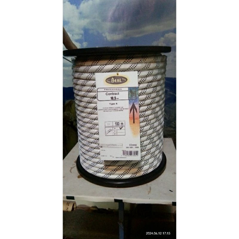 JUAL TALI KARMANTEL STATIS 10.5MM,11MM,12MM X 100 METER/ TALI KARMANTEL 10.5MM/ TALI KARMANTEL STATI