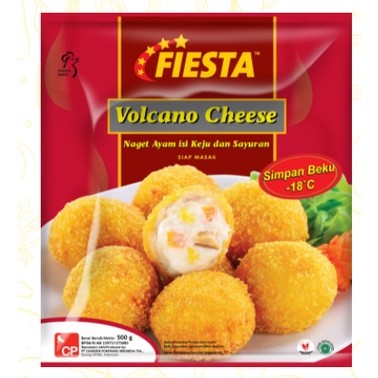 

Fiesta Nugget Volcano Cheese 500 gr