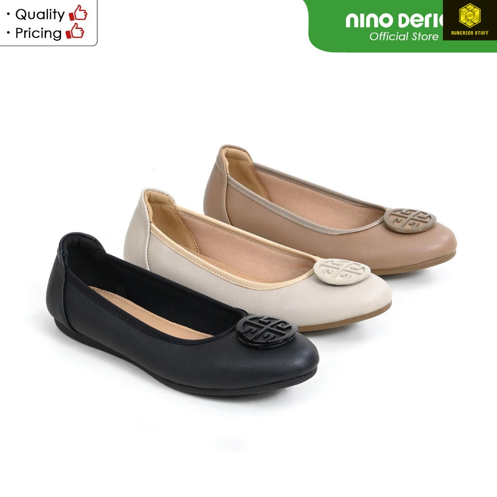 NINO DERICY Flat Shoes Wanita / Sepatu Flat Wanita NCP-B 112 (SIZE 37-42)