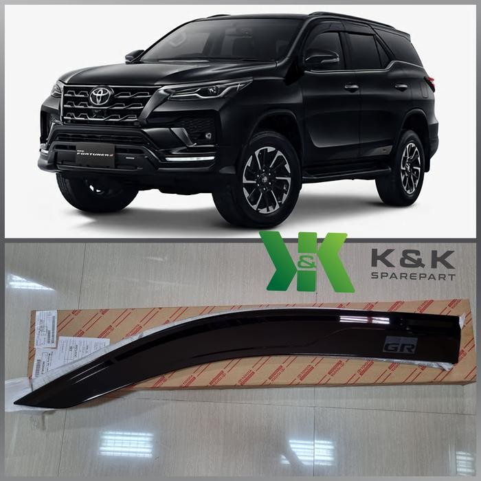 TOPP Talang Air / Side Visor New Fortuner GR (100% Original ASTRA) - SET