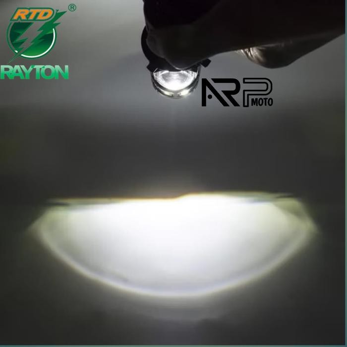 MINI PROJIE LAMPU LED MOTOR MOBIL PNP H4 H6 RAYTON RTD M8 WHITE / WARM WHITE ORIGINAL 100% GARANSI 1