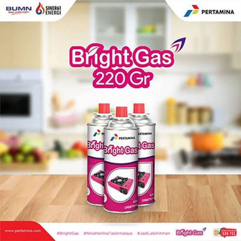 Gas Portable Bright Gas/Gas kaleng portable harga 1pcs