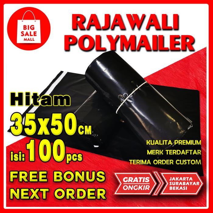 

Promo Polymailer 35×50cm Amplop bag Plastik Packing Grosir tebal isi 100lbr - Pinus Hitam Terlaris