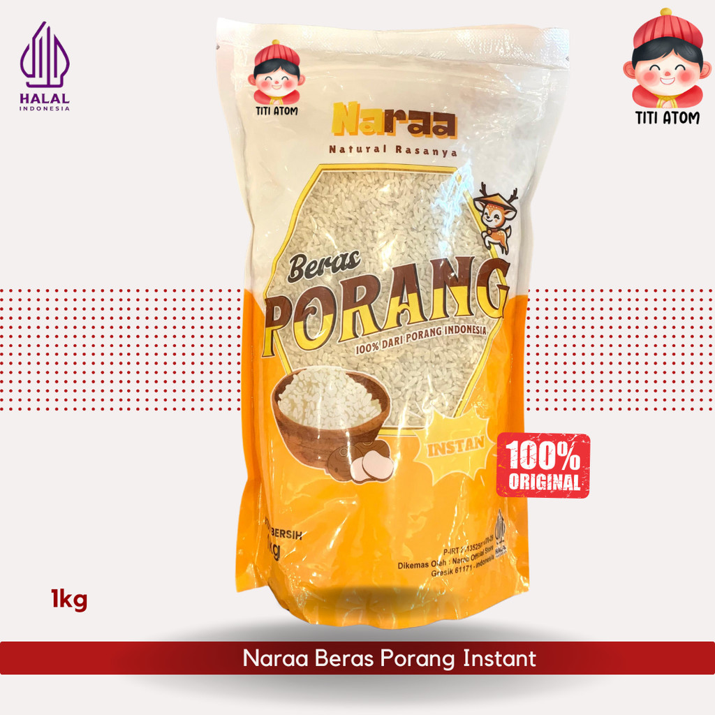 

Naraa Beras Porang Konjac Instant 1kg