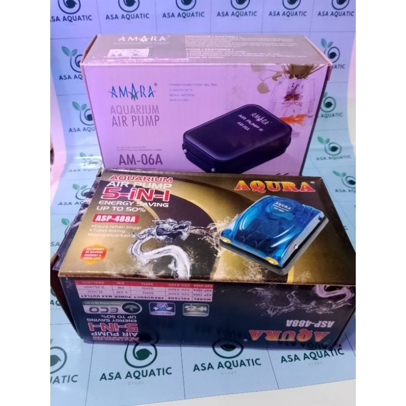 Pompa Aerator 2 Lubang Amara Armada Aqura Kiyosaki