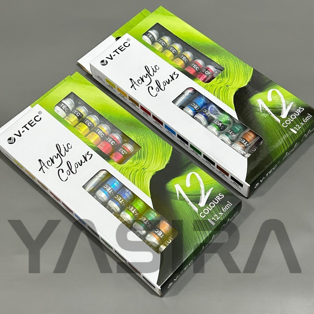 

Cat Acrylic 6Ml V-tec 12 Warna