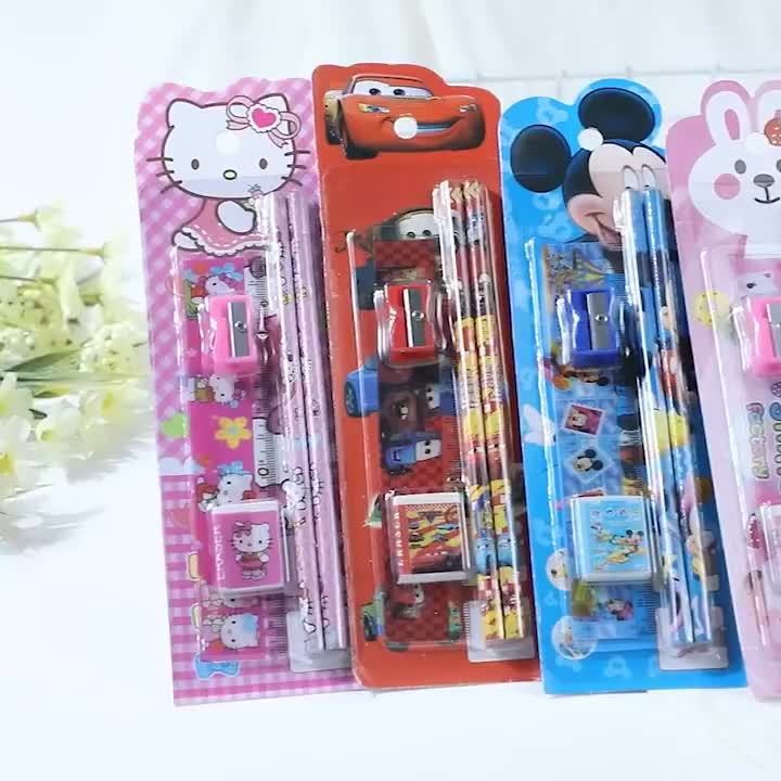 

[SS] STATIONERY MINI SET ALAT TULIS SEKOLAH KARAKTER 5IN1 / ALAT SET TULIS ANAK KARAKTER LUCU