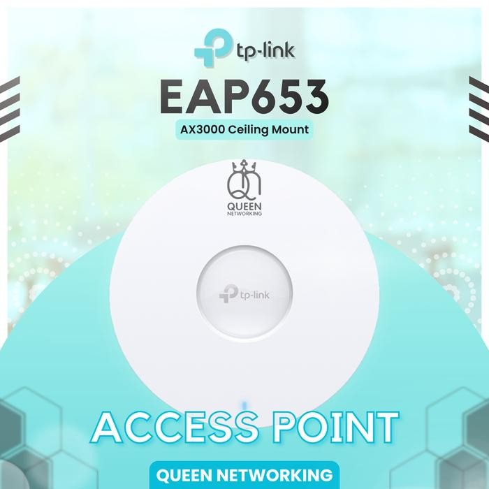 TP-LINK EAP653 CEILING MOUNT WIFI 6 ACCESS POINT