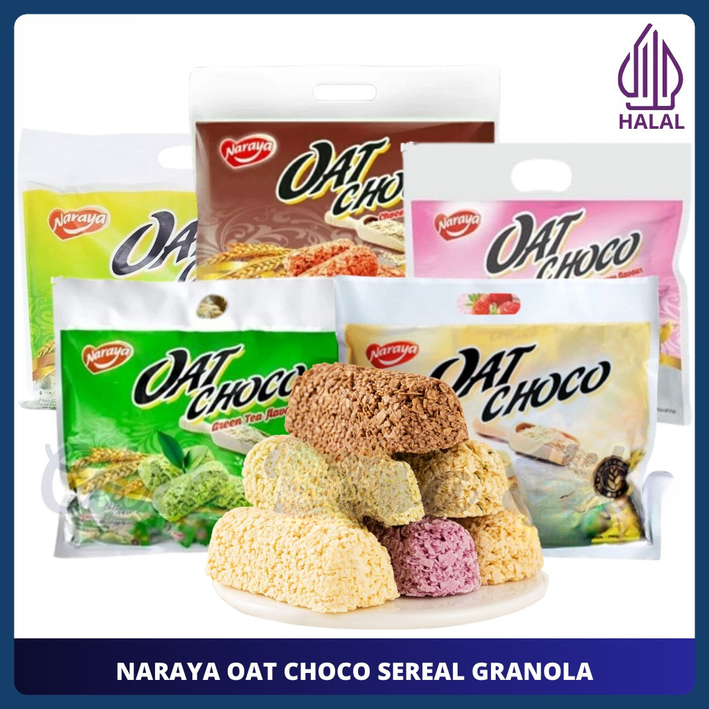 

Halal Naraya Oat Choco Seral Granola Oat Rasa Original Chocolate 380gr & 400gr