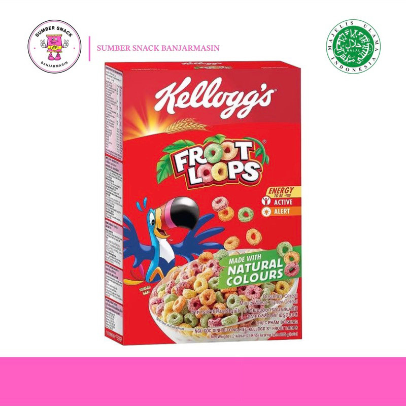 

Kelloggs Froot Loops Sereal (2 Ukuran)