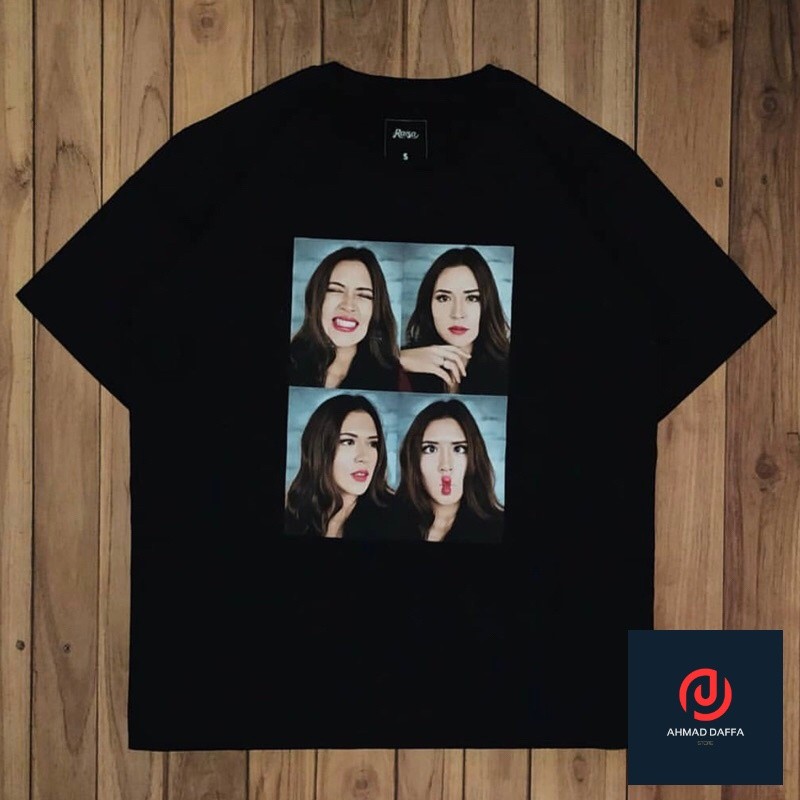 ARTIS - Raisa Kolase Tee Black T Shirt - Baju - Kaos Band Lokal - Cotton Combed 24s