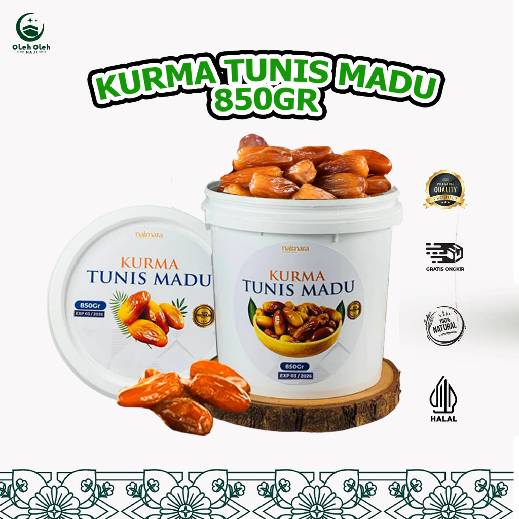 

KURMA TUNIS MADU ORIGINAL KEMASAN EMBER FRESH PREMIUM 850gr