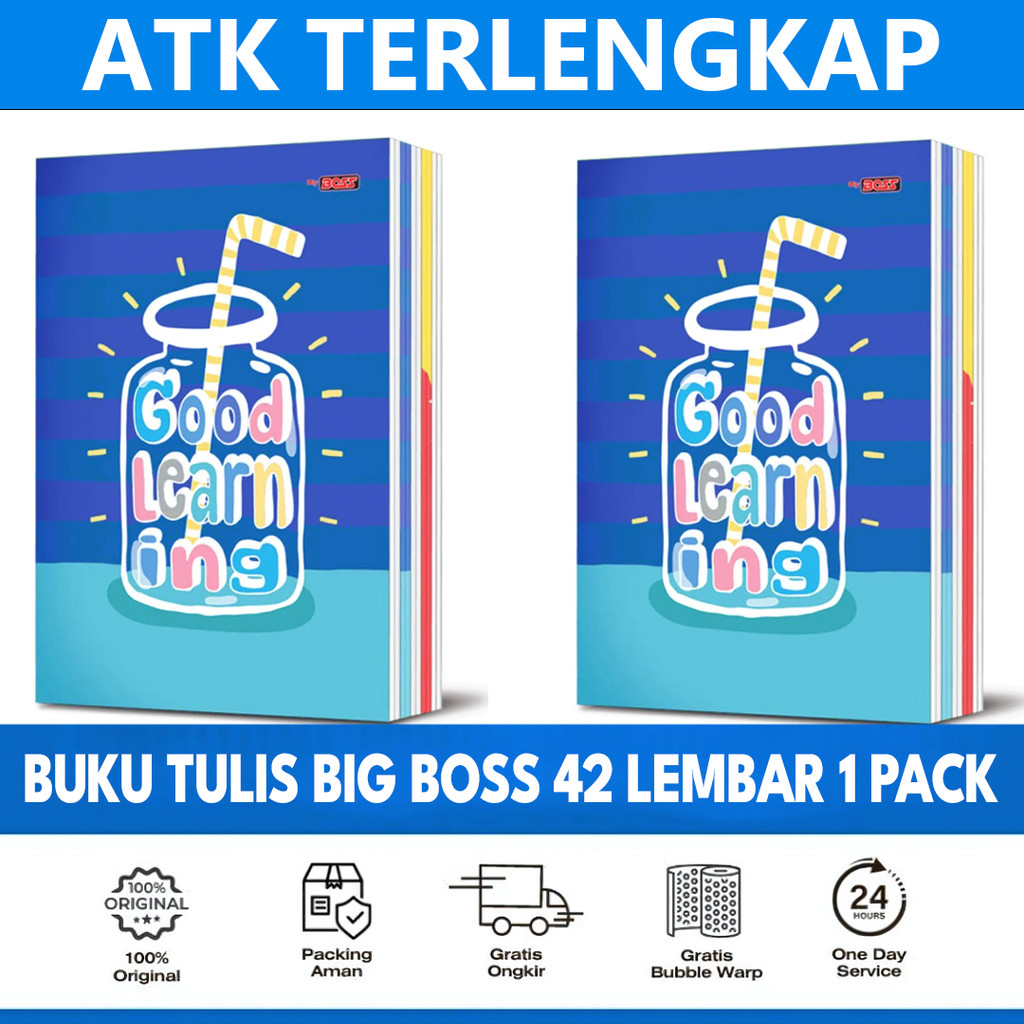

BUKU TULIS BIG BOSS PACK 42 LEMBAR ISI 6 BOXY