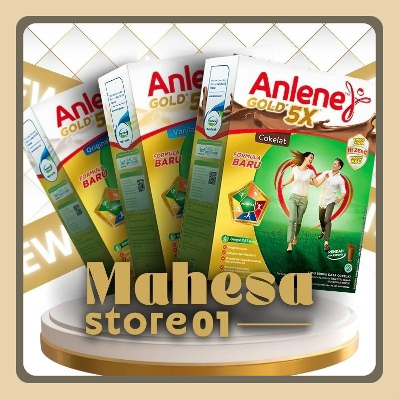 

Anlene Gold 5X 600 Gram Vanilla | Cokelat | Original