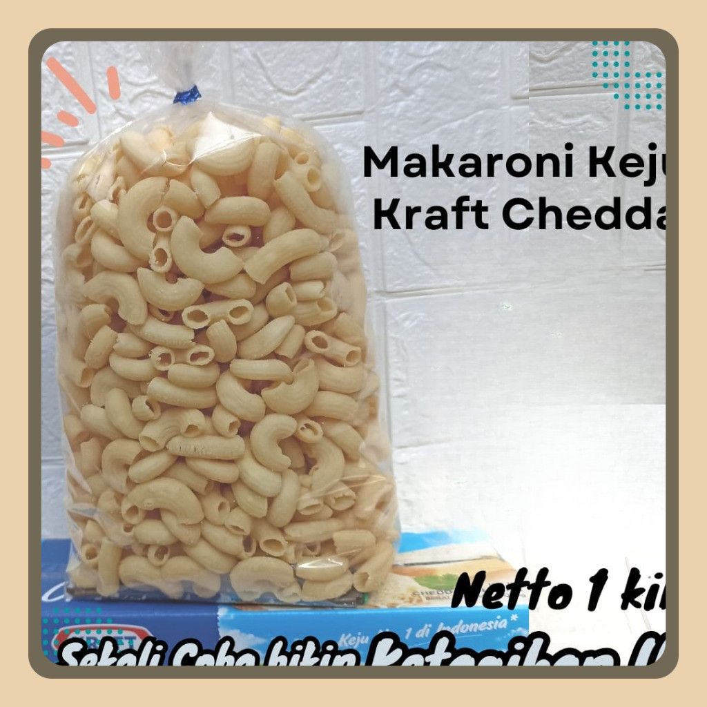 

Makaroni Keju Sepesial Rasa Kejunya Bikin Nagih Kemasan 1KG