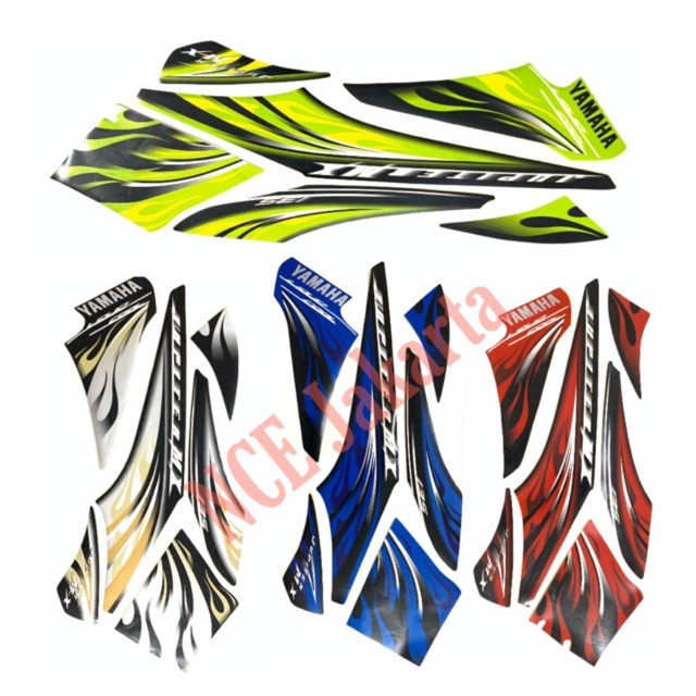 STIKER STRIPING MOTOR JUPITER MX 135 TAHUN 2010