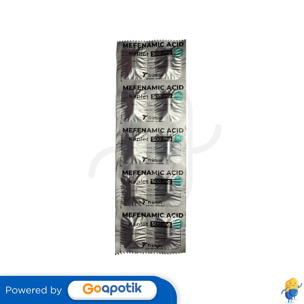 Mefenamic Acid Triman 500 Mg Strip 10 Tablet
