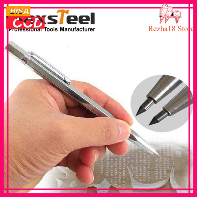 

R18 Flexsteel Pena Ukir Metal Scriber Tungsten Carbide Tip