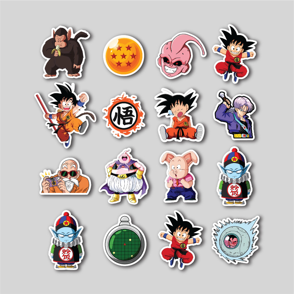 

Sticker Pack Dragon Ball | Sticker Tumbler | Stiker Laptop Koper Helm