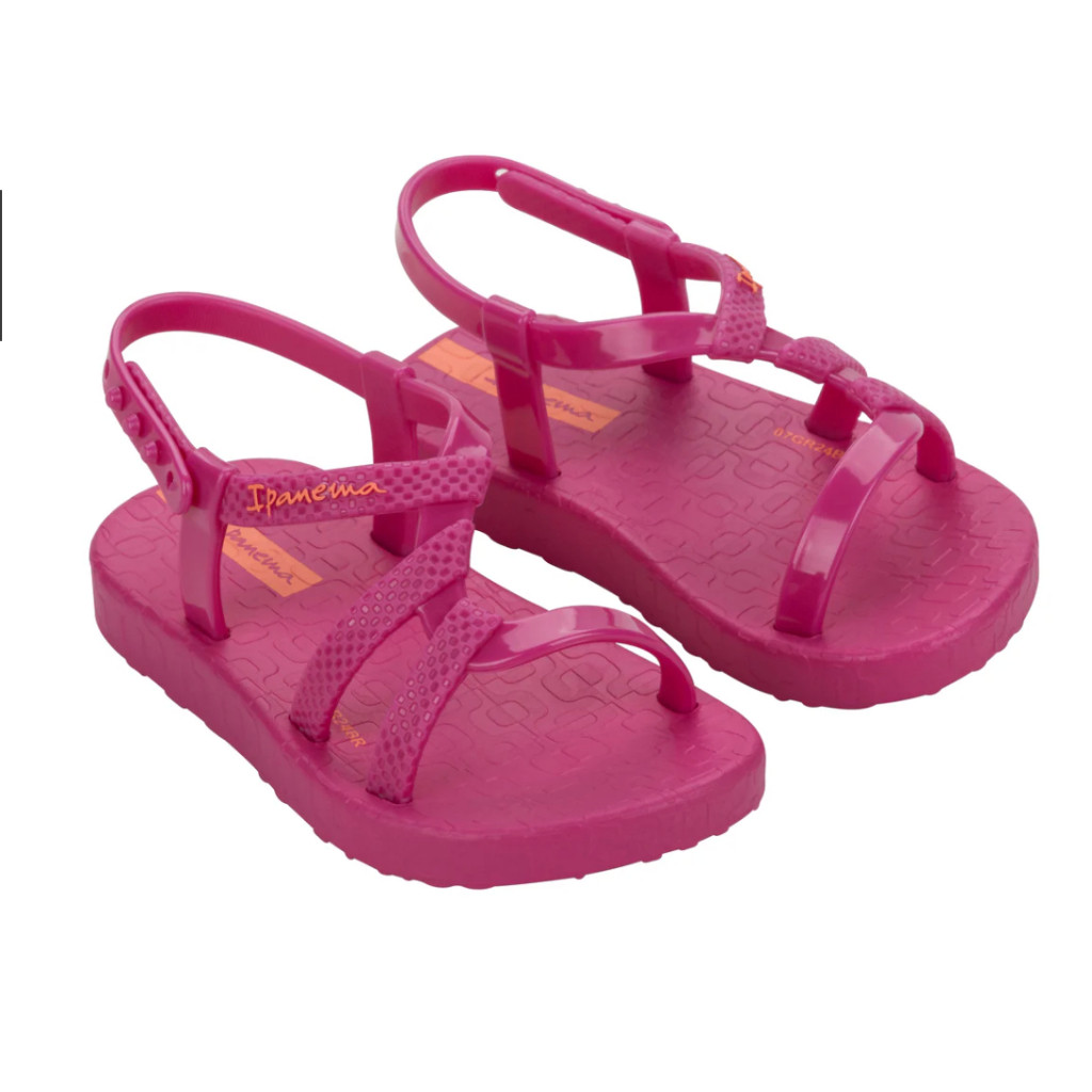 Sepatu Sandal Anak Perempuan Ipanema Diversa Sandal Kids Pink/Orange
