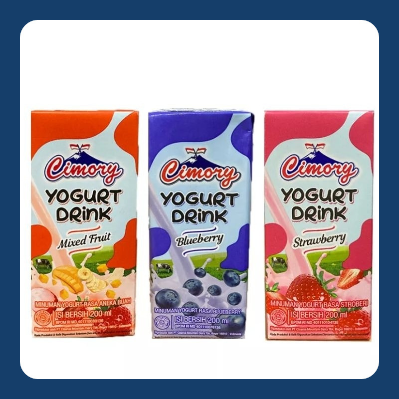 

1 DUS ISI 24 CIMORY YOGURT DRINK 200ML BEBAS MIX RASA