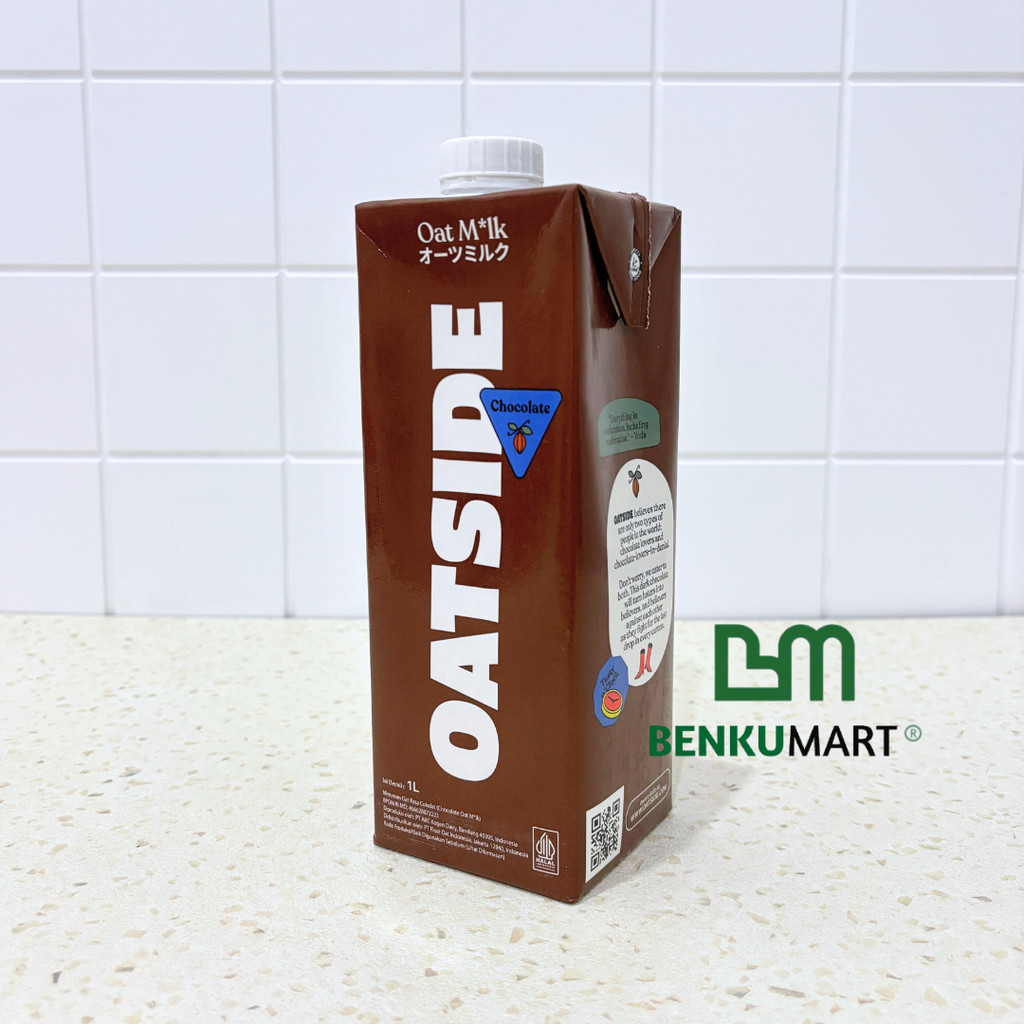 

Oatside Chocolate Oat Milk 1L - Susu Oat Gandum Lactose & Dairy Free
