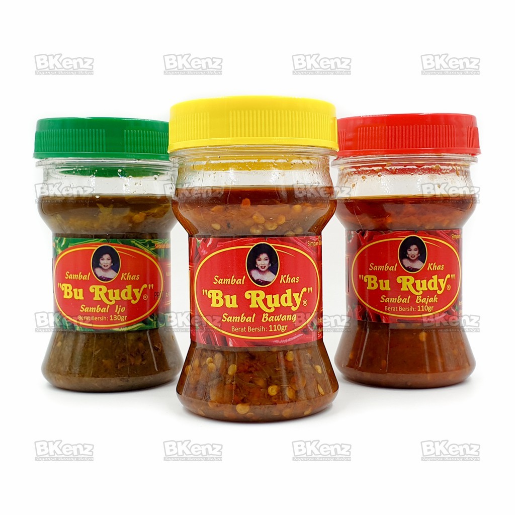 

TermurahPaket Sambal Bu Rudy 3 Rasa Sambel Bang Trasi Ijo Isi 3 Botolnew