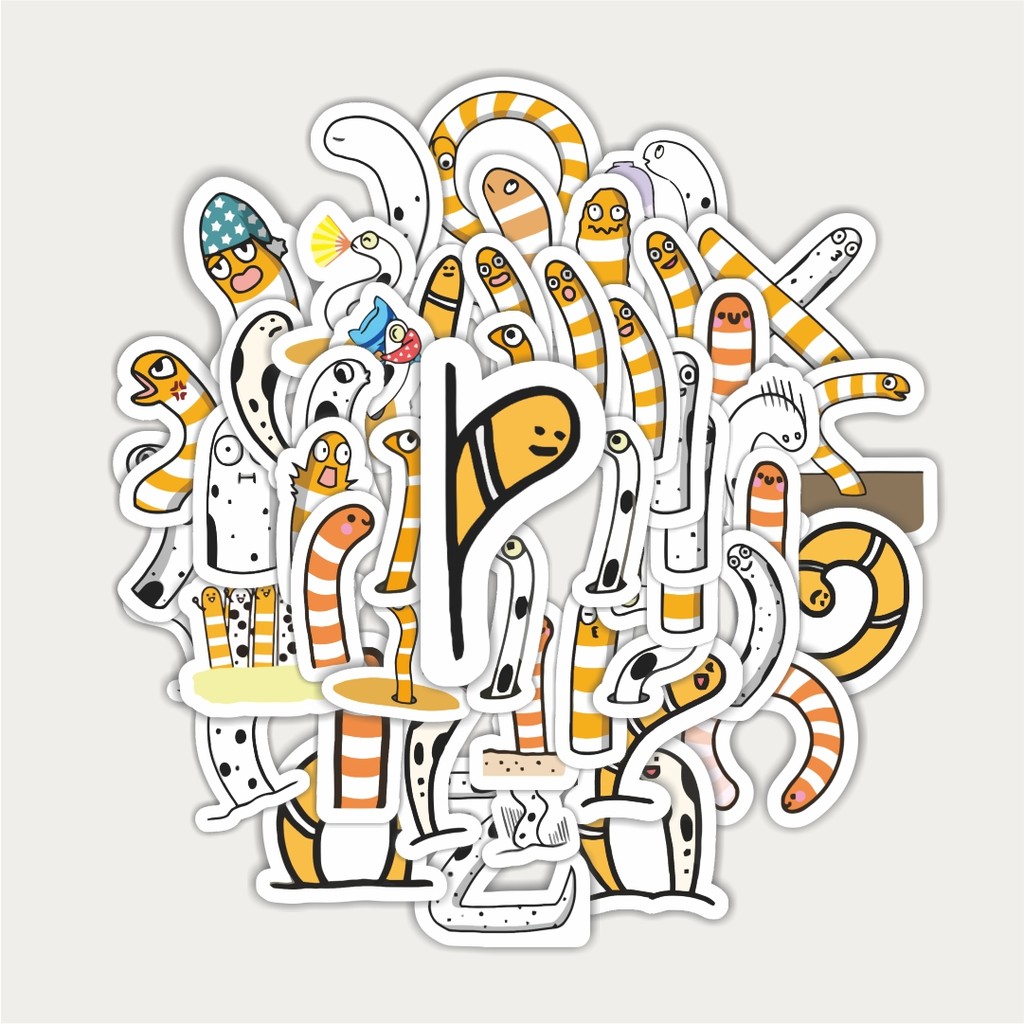 

Sticker Pack Sticker Hewan Belut | Sticker TUMBLR | Stiker LAPTOP KOPER HELM