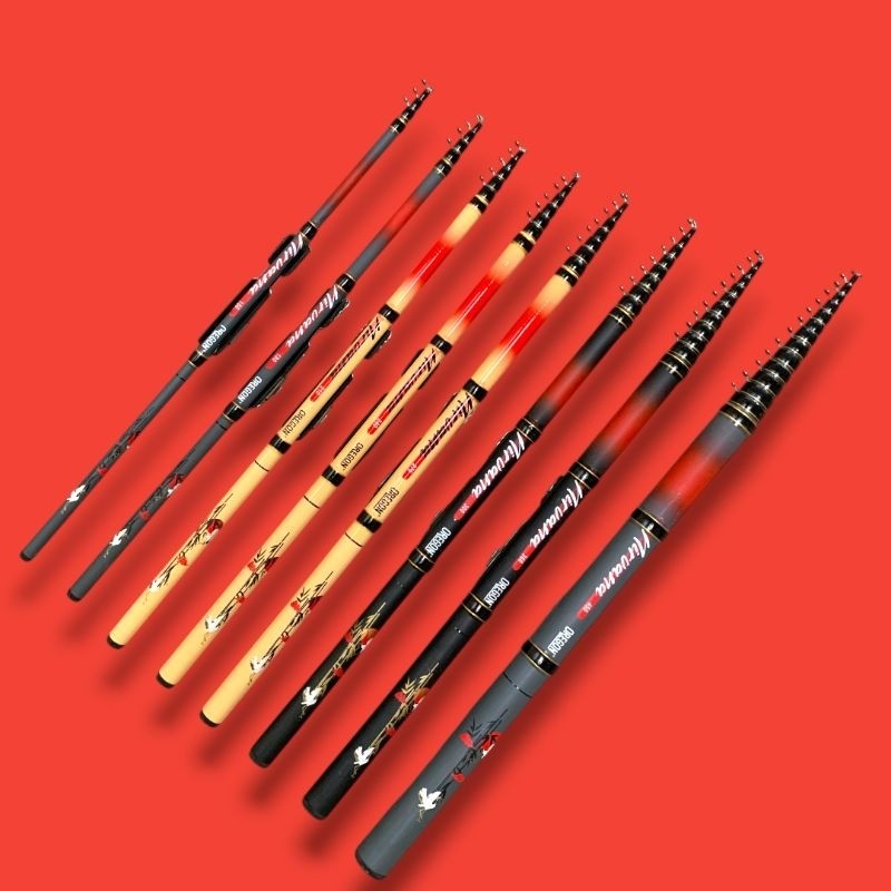 Joran Tegek Fiber Oregon Nirvana Ruas Pendek Kolong 150-540 MP