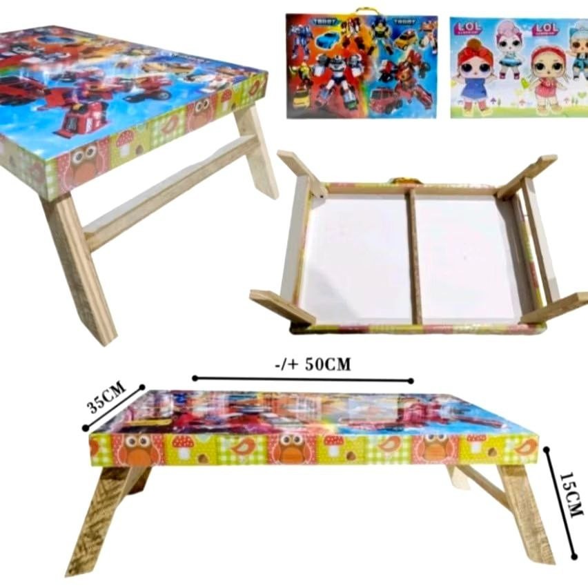 meja belajar lipat / meja belajar anak lipat / meja belajar