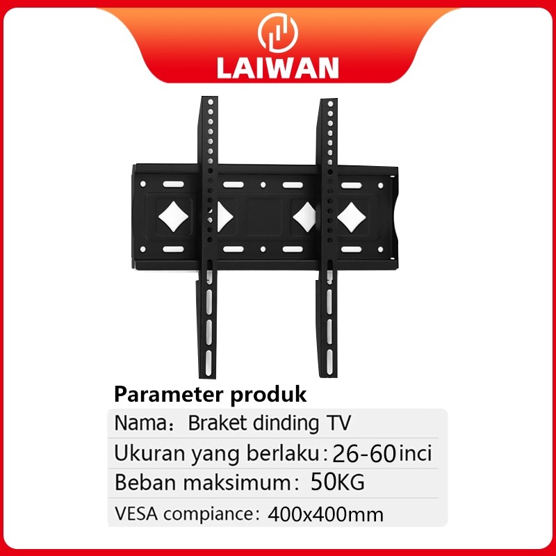 【LAIWAN】Bracket TV Dudukan Smart TV LED TV Yang Dapat Disesuaikan[14 inch-60 inch]