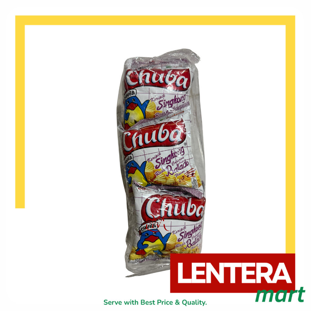 

Ciki Chuba Keripik Balado/Ijo/Keju 1 Pack isi 20pcs @14gr LenteraMart