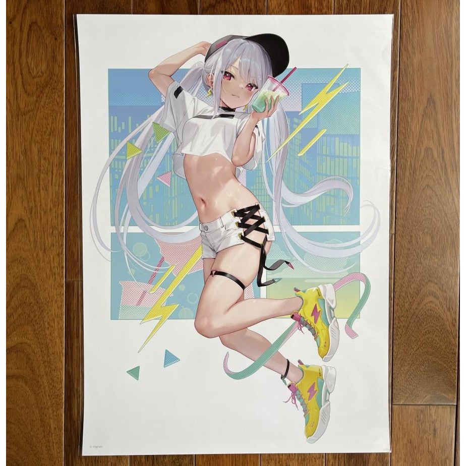 

Atmos x Eshi 100 Illustrator A2 Poster - Mignon Art Pixiv Illustration