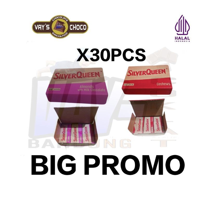 

Silverqueen 22gr Coklat Susu Halal Almond & Kacang Mede 2026