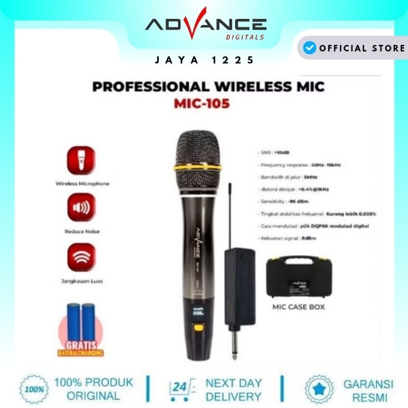 MIC ADVANCE MIK 105 MIC105 ADVANCE