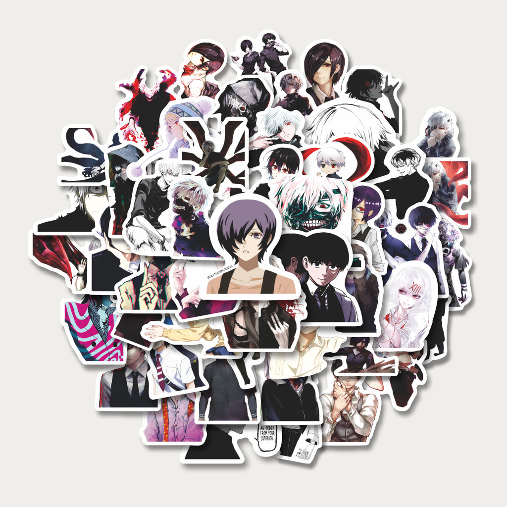 

Sticker Pack Sticker Anime Tokyo Ghoul | Sticker TUMBLR | Stiker LAPTOP KOPER HELM
