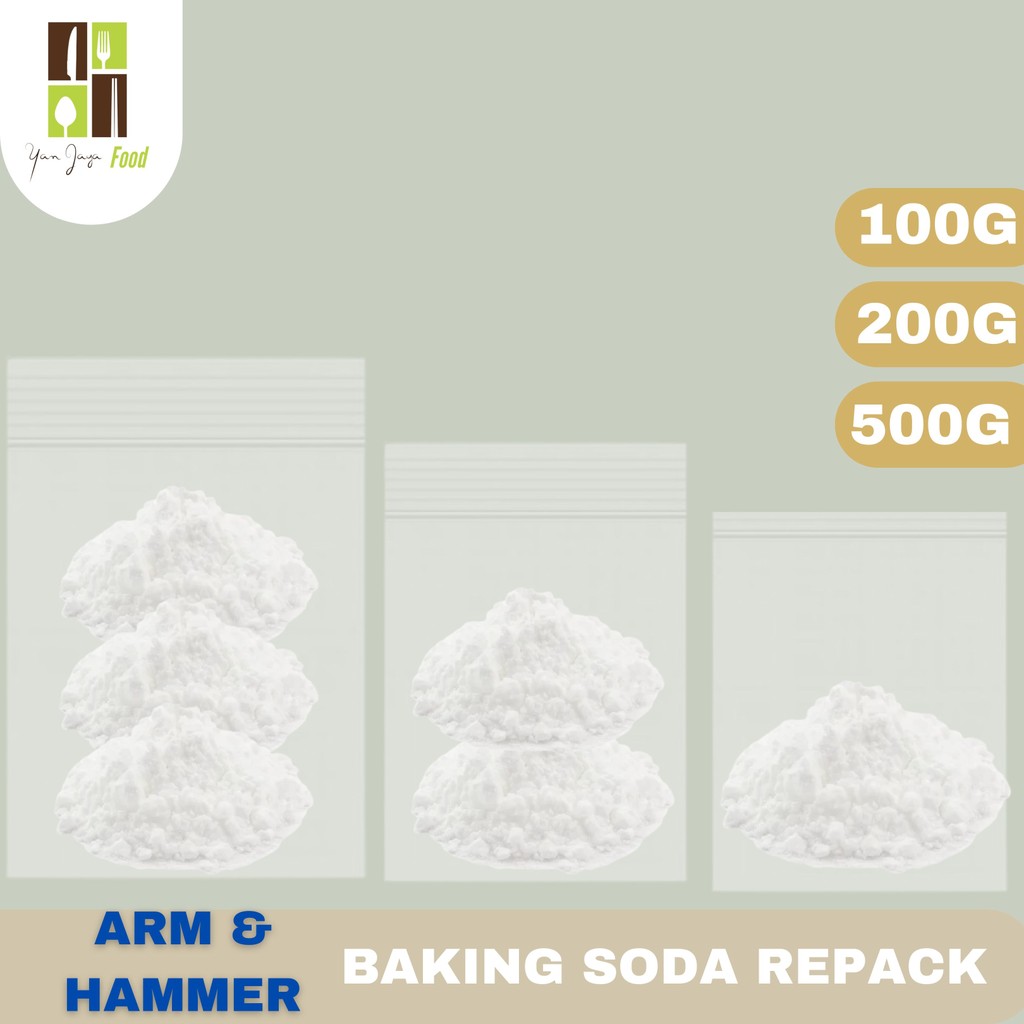 

Arm Hammer Repack (100g/200g/500g) / Baking Soda / Baking Soda Repack