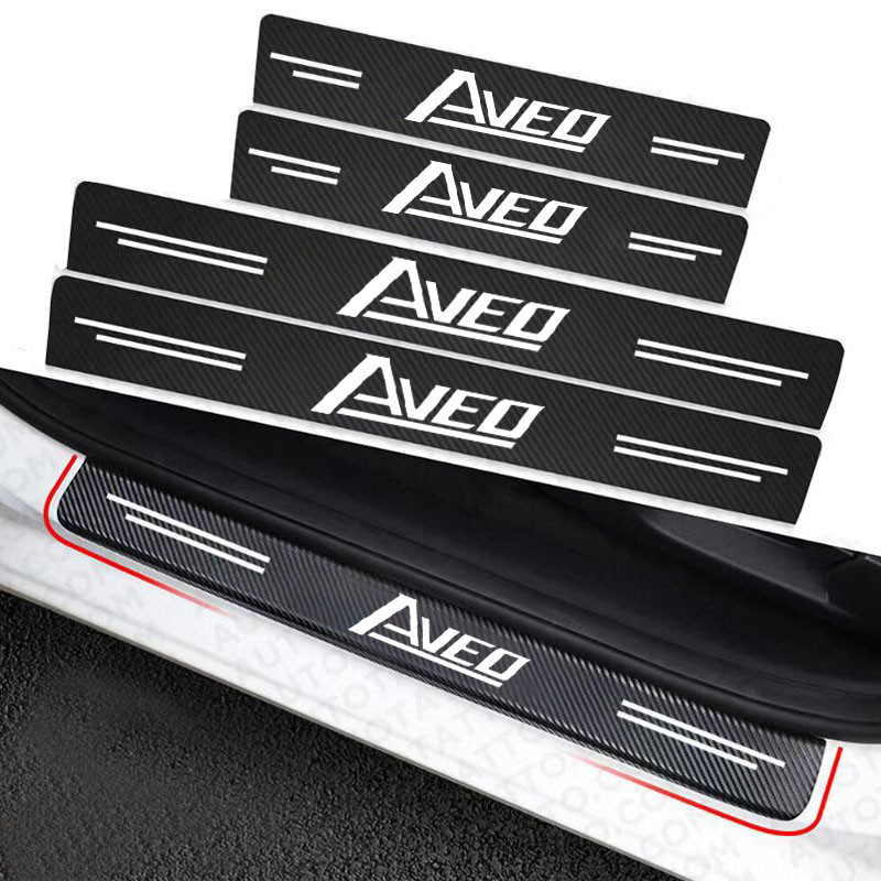 Stiker Pelindung Bumper Bagasi Mobil Serat Karbon Stiker Pelindung Pelindung Bumper Bagasi Anti Gore