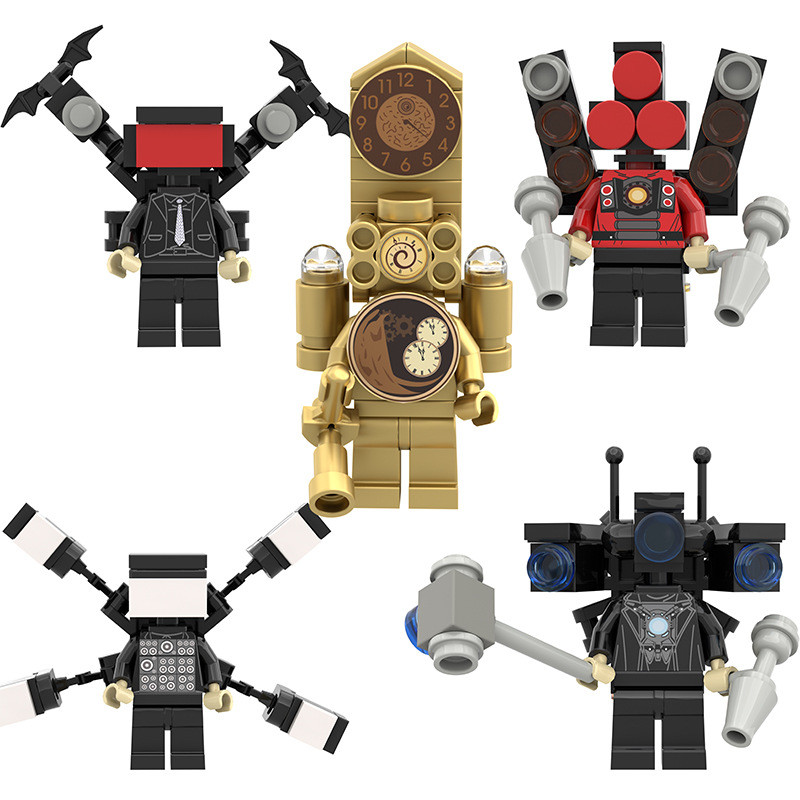 murah Hot Skibidi Toilet Blocks Set/skibidi toilet titan speaker man murah/skibidi toilet/titan tv m