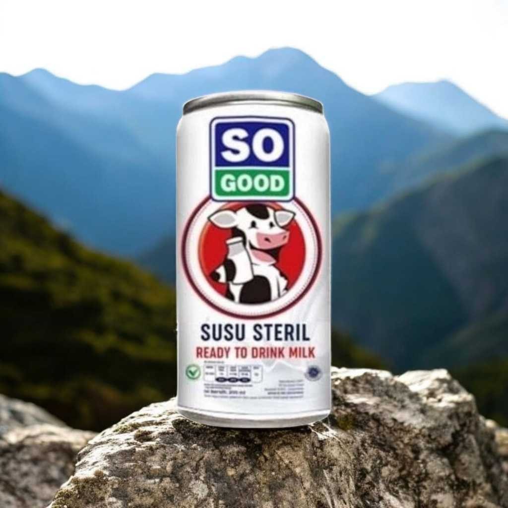 

️️ RNTD SO GOOD SUSU STERIL KALENG 189 ML