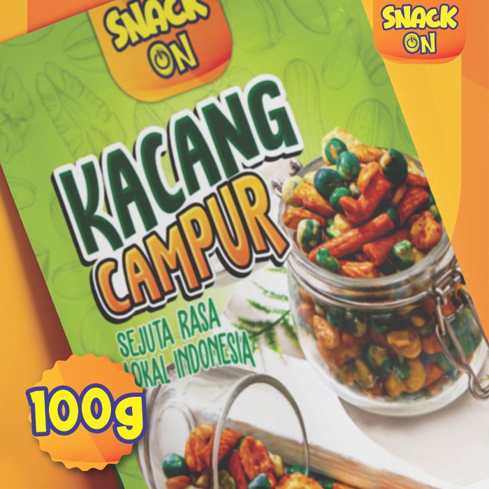 

Snack On Kacang campur camilan Mixed Nut