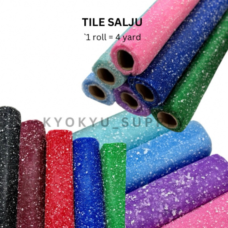 

PROMO!TILE SALJU / TILE JARING / SNOWY MESH WRAPPING FLOWER Buket bunga koreaREADY