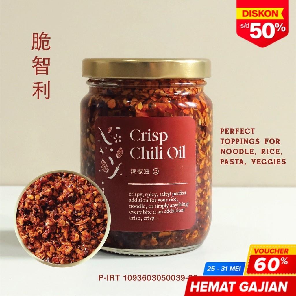 

NEW Crisp Chili Oil - Crispy and Crunchy Chilli Oil Minyak Cabai dengan Bawang by Millimala PREMIUM