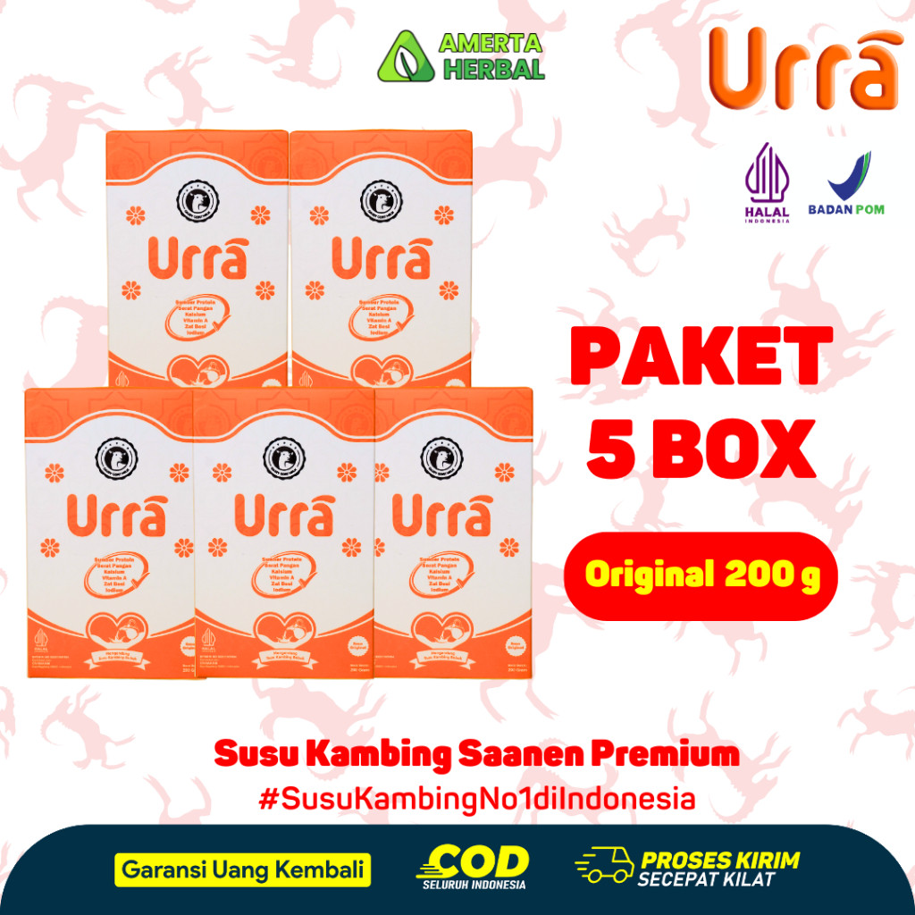 

PAKET 5 BOX SUSU KAMBING URRA ORIGINAL