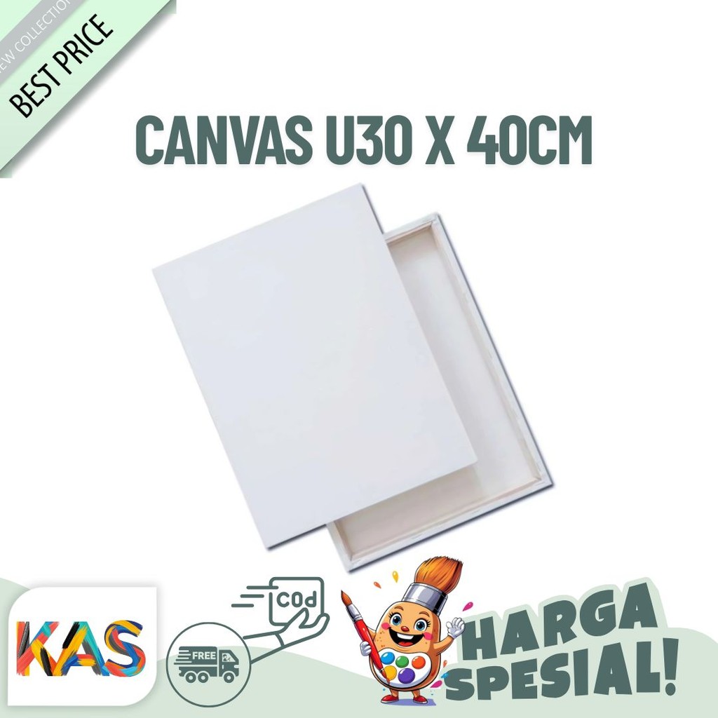 

Kanvas Lukis Muran U30 x 40CM Canvas Board Alat Lukis Media Lukis - Satuan