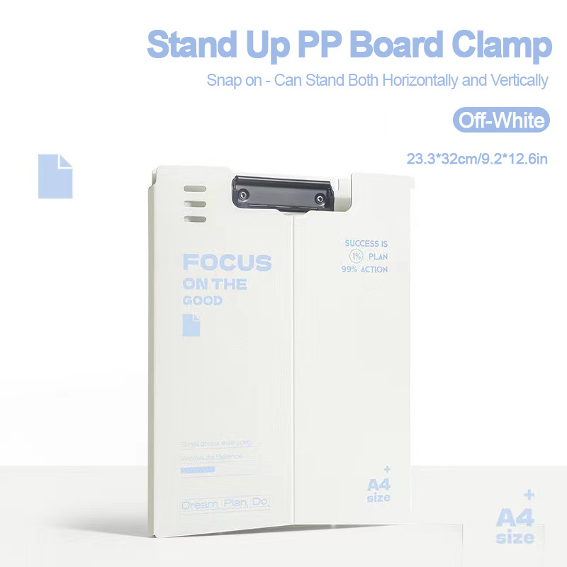 

Vertical Board Clip A4 Folder Board Clip Writing Pad for Students to use for Paper Storage and Writing Board Organization