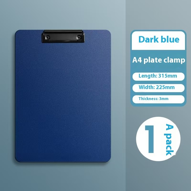 

A4/A5 Supplies Document Paper Holder Student Profile Clip Hardboard Splint Memo Clip Writing Pad File Folder Plastic Clipboard